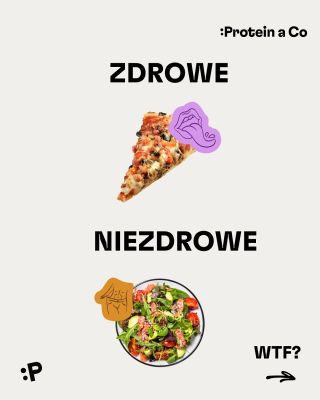 Zdrowa dieta to nie tylko sałatka. 🥗 A pizza nie jest twoim wrogiem. 🤺🍕🔪 Każdy to kiedyś słyszał: 🍕 „Tego nie możesz...
