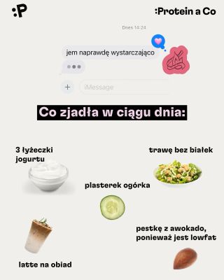 „Ja naprawdę jem dużo.” 🙏🏻🍽️ …mówi dziewczyna, która cały tydzień żyje na latte, sałatce bez białka i pestkach z awokado....